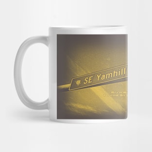 Southeast Yamhill Street, Portland, Oregon by Mistah Wilson Mug